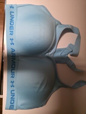 Under Armour Sky Blue High-Impact Molded Cup Sports Bra